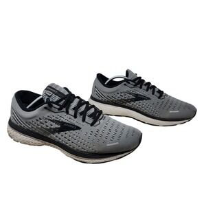 Brooks Ghost 13 sz 12 Wide 2E Men Grey Running Jogging Shoe 1103482E040 DNA LOFT